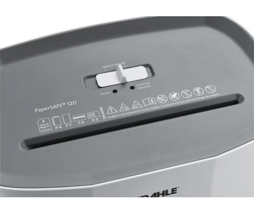 Paperinsilppuri DAHLE PaperSAFE 120 8 arkkia 5x18mm P4 12L