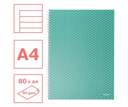 Kierrevihko A4 viivoitettu Esselte