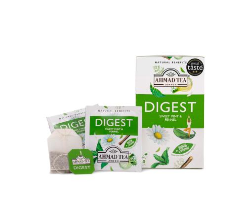 Yrttitee AHMAD Digest makea minttu ja fenkoli 20 kpl kirjekuoressa