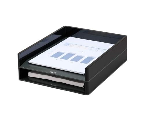 Lomakelaatikko A4 Leitz Dual musta