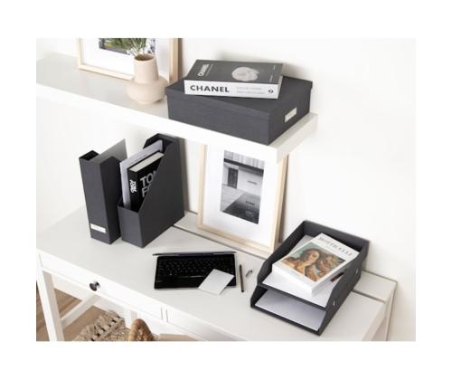 Lomakelaatikko A4 Holger Bigso Box, Canvas Paper Laminate Linen C55