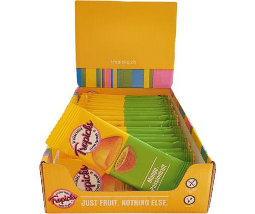 Kuivattu mango-passionpatukka TROPICKS 20g