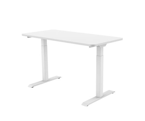 Sähköinen pöytärunko LOCTEK 2-teleskooppinen 2-moottorinen valkoinen