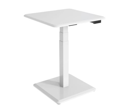 Säädettävä STOO®-pöytä 1 jalalla, valkoinen