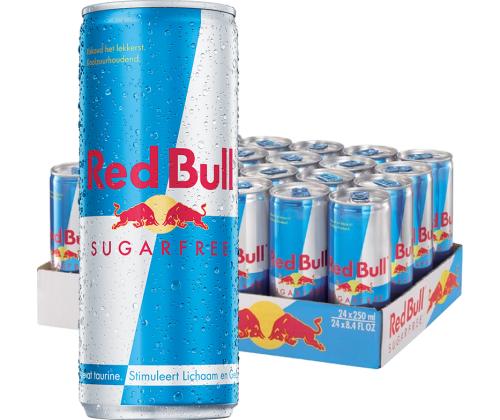Energiajuoma, sokeriton RED BULL 250 ml tölkissä