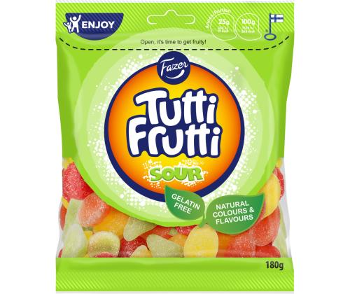 FAZER Gummies Tutti Frutti Sour 180g