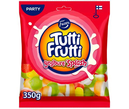 FAZER Tutti Frutti Yoghurt Splash makeiset sekoitus 350g