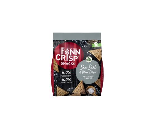 FINN CRISP Täysjyväruisnacksit merisuolalla ja pippurilla 150g