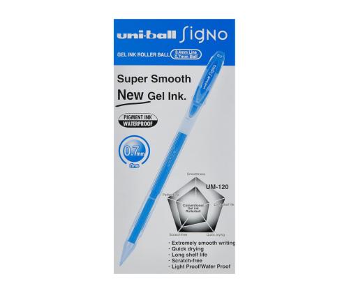 Geelikynä UNI UM-120 Signo vaaleasininen