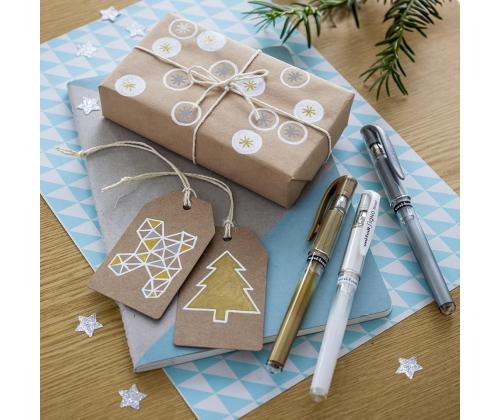 Geelikynä UNI UM-120SP Signo hopea