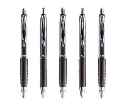 Mekaaninen geelikynä UNI-BALL Signo UMN-207 0,5mm musta ARKISTO PYSYVÄ