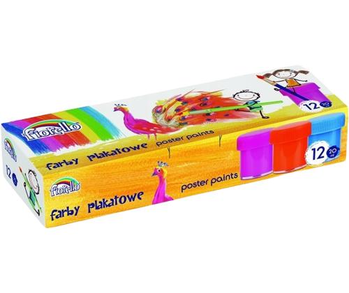 Guassivärit Fiorello 12 väriä pkt.