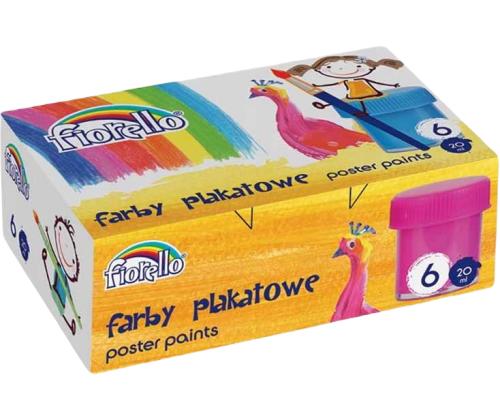 Guassivärit Fiorello 6väriä