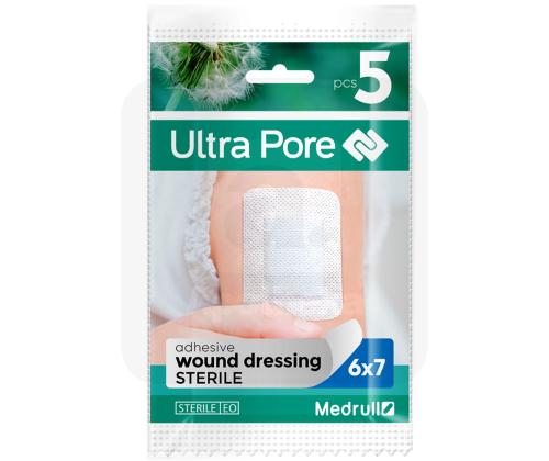 Haavan laastari MEDRULL Ultra Pore 6x7cm 5kpl (steriili)