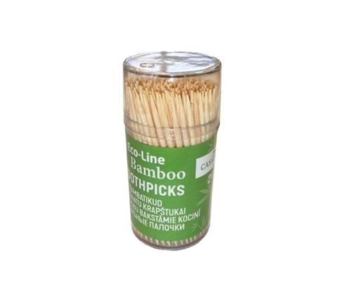 Hammastikku CASATREND Eco-Line, bambu 200 kpl