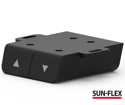 Sähköinen pöytärunko SUN-FLEX Deskframe I 2-teleskooppinen 1-moottorinen musta