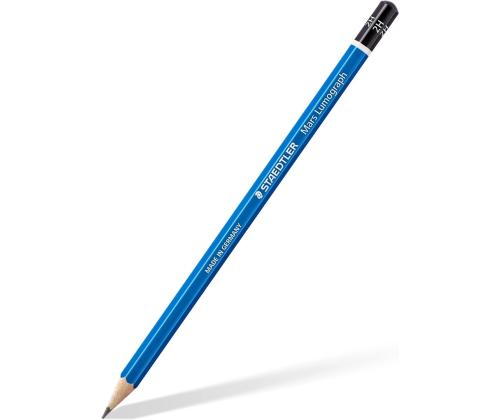 Tavallinen kynä STAEDTLER Mars Lumograph 2H ilman pyyhekumia