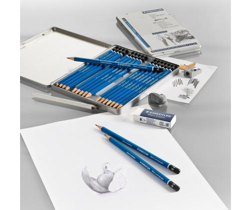 Tavallinen kynä STAEDTLER Mars Lumograph 3H ilman pyyhekumia