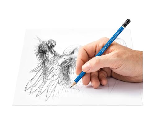 Tavallinen kynä STAEDTLER Mars Lumograph 5H ilman pyyhekumia