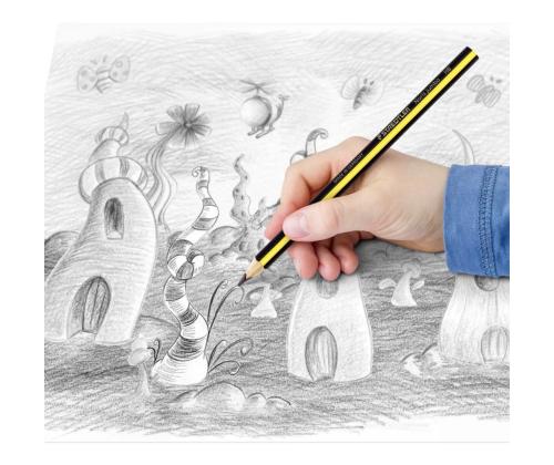 Tavallinen kynä STAEDTLER Noris Jumbo 119 ergonominen teroitettu