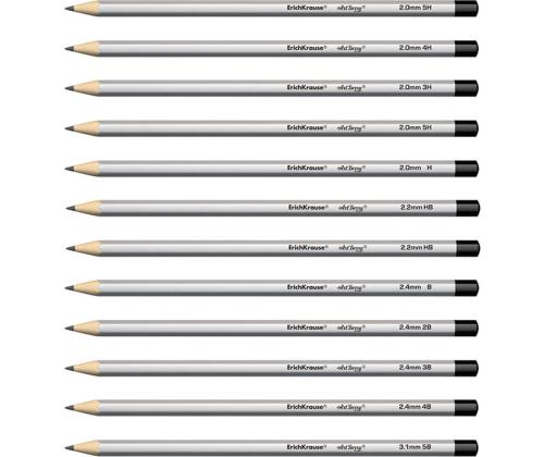 Sarja tavallisia kyniä ERICH KRAUSE Art Berry 12 kpl pakkauksessa