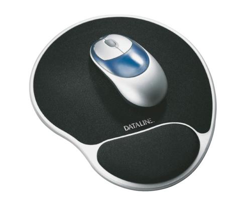 Rannetuella varustettu hiirimatto DATALINE hopea/musta