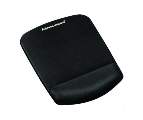 Rannetuella varustettu hiirimatto FELLOWES Microban PlushTouch™ musta