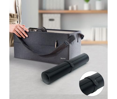 Hiirimatto/pöytämatto LEITZ Large Deskmat 40x80cm musta