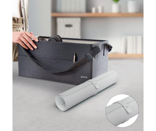 Hiirimatto/pöytäalusta LEITZ Suuri pöytäalusta 40x80cm Vaaleanharmaa