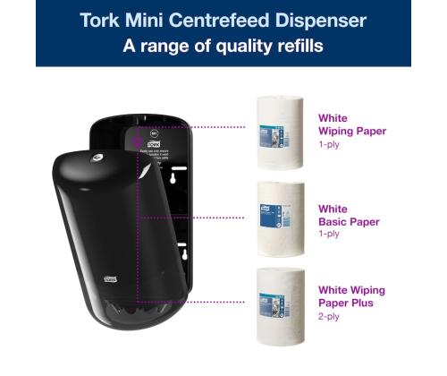 TORK M1 rullapyyhepidike musta (558008)