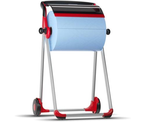 Teline teollisuuspaperille TORK W1/W2 lattialla punainen/musta