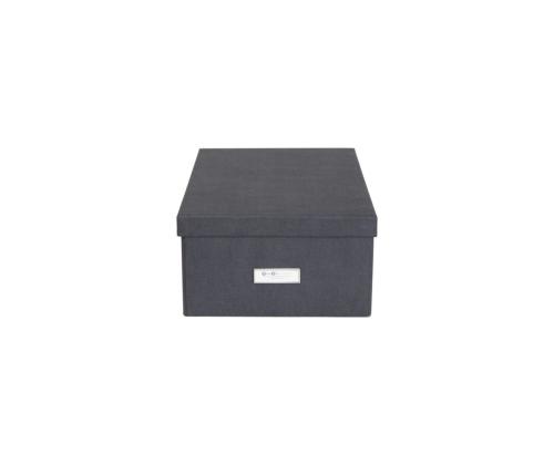 Säilytyslaatikko kannella KATIA collapsible box, BLACK
