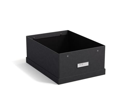 Säilytyslaatikko kannella KATIA collapsible box, BLACK