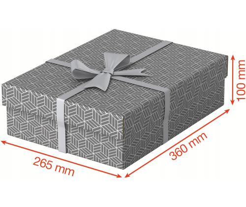 Säilytyslaatikko kannella ESSELTE Home Storage Box (265 x 100 x 360 mm) 3 kpl pakkauksessa