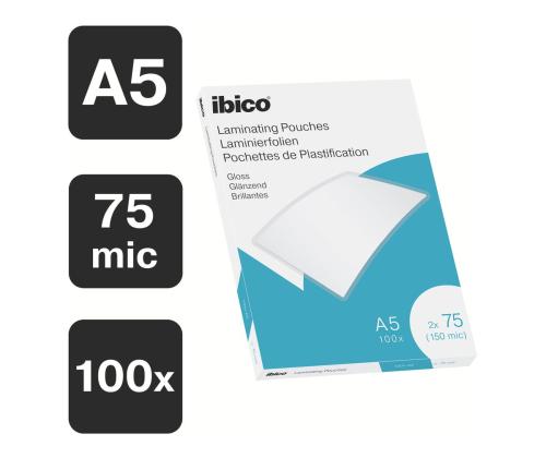 Laminointikalvo A5 75mic 100 arkkia LEITZ
