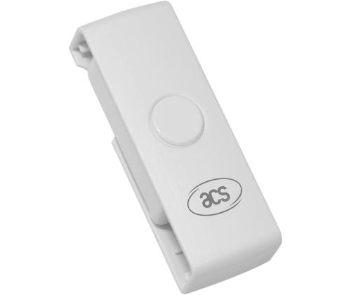Henkilökortinlukija ACR-39U-N1 USB valkoinen