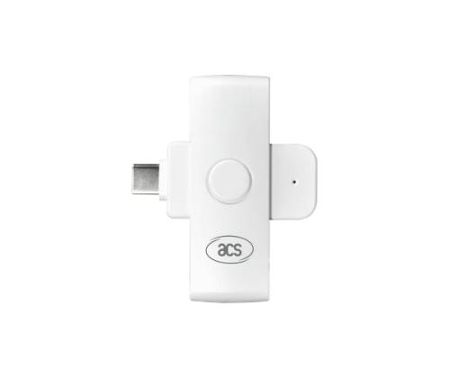 Henkilökortinlukija USB-C (ACR39U-NF) valkoinen