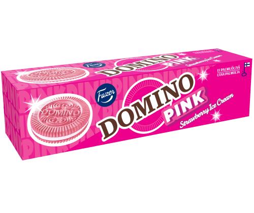 Keksit FAZER Domino mansikkamakuinen 175g