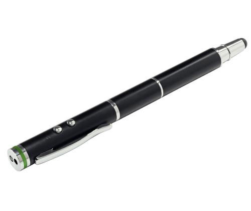 Laserosoitin/kuulakärkikynä LEITZ Complete 4in1 Stylus 10m musta
