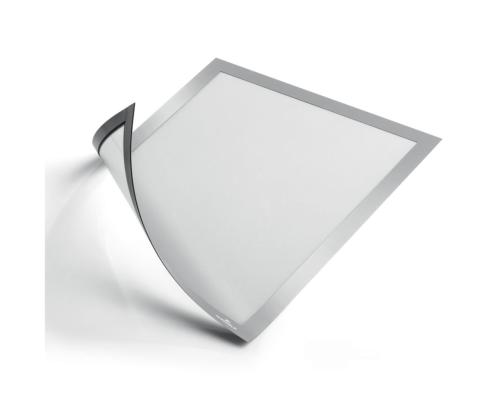 Tietokanta magneettikehys A4 DURAFRAME Magneettinen hopeanharmaa 5 kpl pakkauksessa