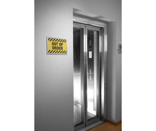 Magneettinen tietokirja A4 DURABLE Duraframe tapetti hopea