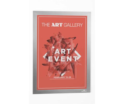 Magneettinen tietokirja A4 DURABLE Duraframe tapetti hopea