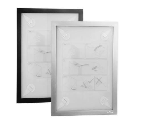 Magneettinen tietokirja A4 DURABLE Duraframe tapetti hopea