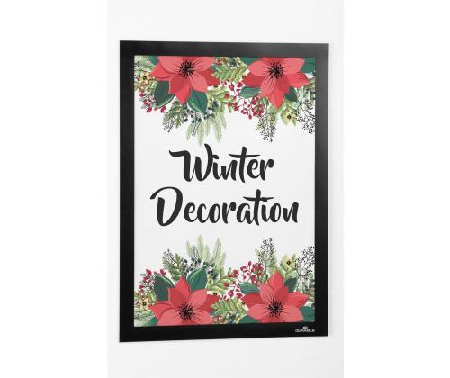 Inforam Magneettinen A4 DURABLE Duraframe tapetti musta