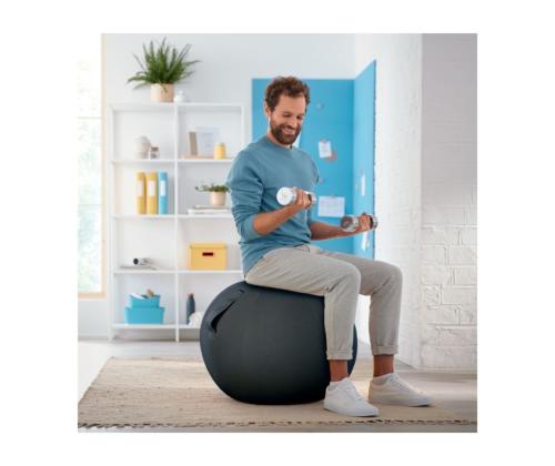 Istuinpallo ergonominen LEITZ Cozy tummanharmaa