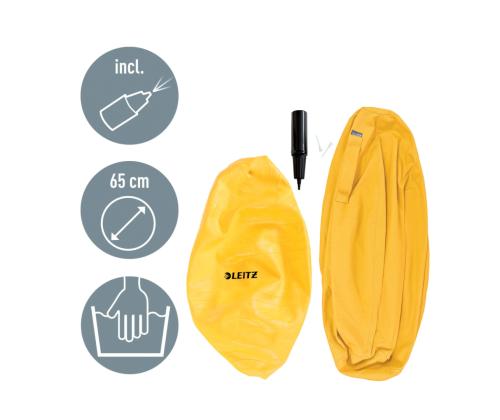 Ergonominen istumapallo LEITZ Cozy keltainen