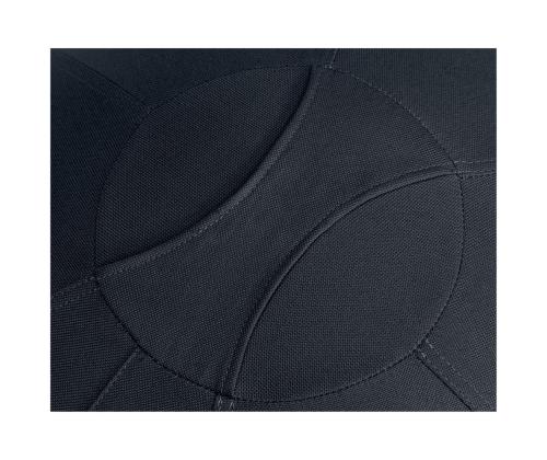 Istuinpallo ergonominen LEITZ Ergo 65cm.Anti-Roll-Away tummanharmaa