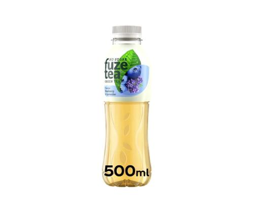 Jäätee FUZETEA Mustikka & Laventeli, sokeriton, 500ml