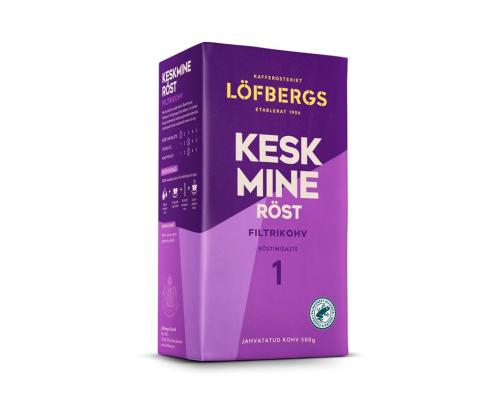 Jauhettu kahvi LÖFBERGS Lila 500g