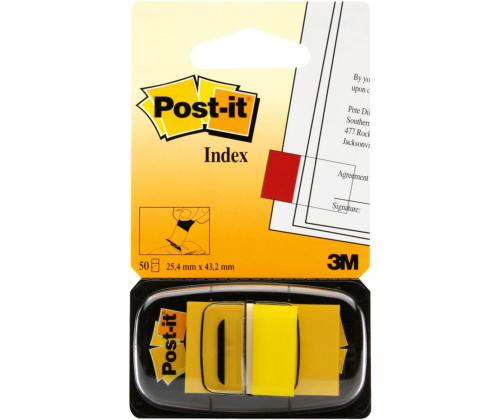 Kirjanmerkki 25x43mm POST-IT keltainen
